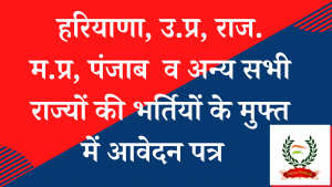 Government Job Vacancy Form Offline Form