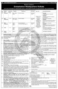 Embarkation HQ Group C Recruitment 2022 Notification