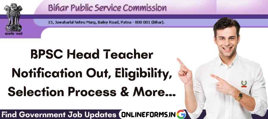 Bihar Primary School Head Teacher Recruitment 2022