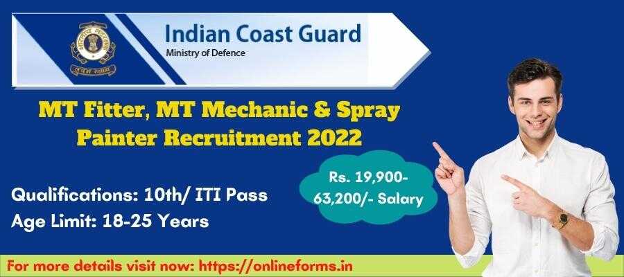 Coast Guard MT Fitter Mech and Spray Painter Vacancy 2022 (2)