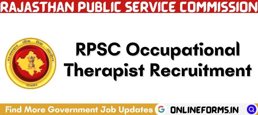 RPSC Occupational Therapist Recruitment