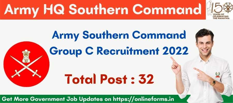 Army Southern Command Group C Online Form 2022