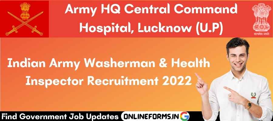 Army Central Command Lucknow Offline Form 2022