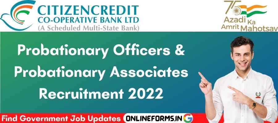 Citizen Credit Bank Recruitment 2022