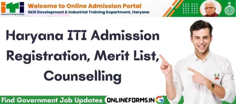 (Registration) Haryana ITI Admission 2023-24 Apply Online Now