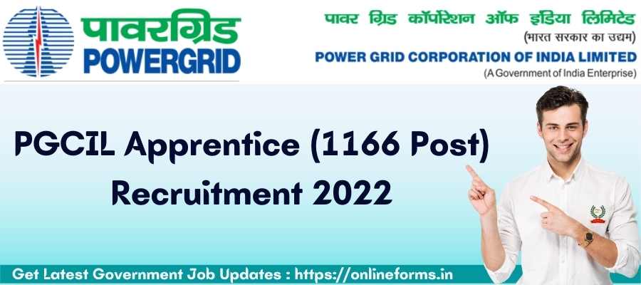 PGCIL Apprentice Recruitment 2022