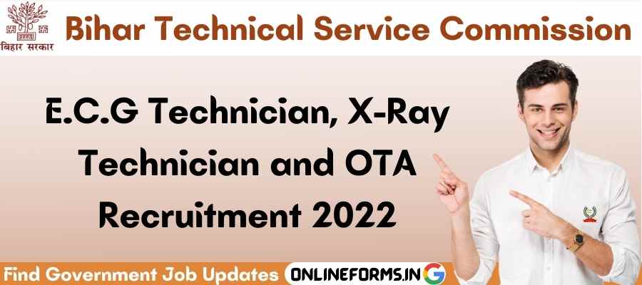BTSC Technician and OTA Recruitment 2022