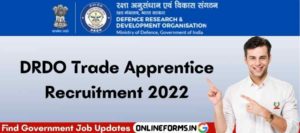 DRDO Jodhpur Apprentice Recruitment 2022