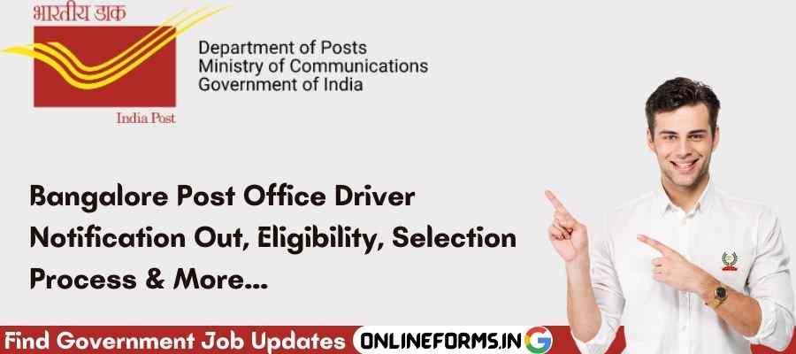 Bangalore Post Office Recruitment