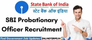 SBI PO Recruitment