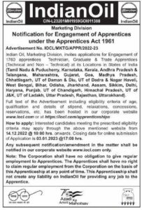 OnlineForms.in IOCL Apprentice Vacancy Short Notice (dated 13.12.2022) (1)