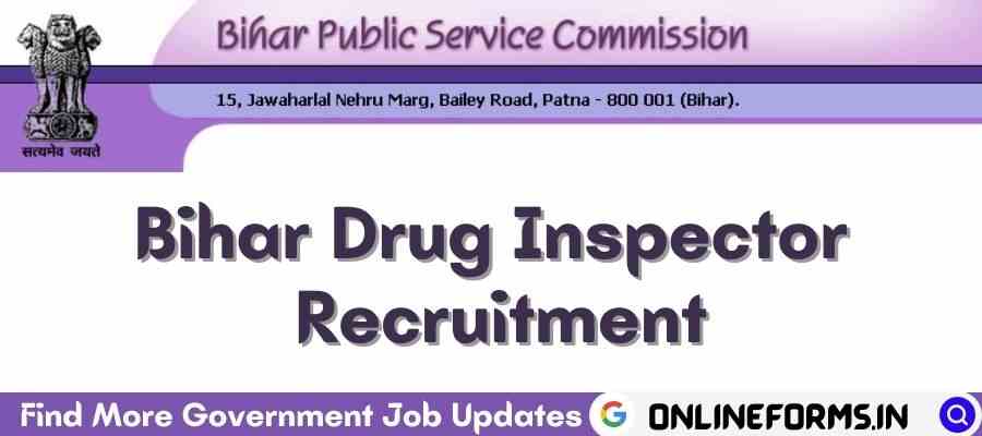 Bihar Drug Inspector