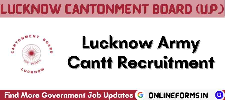 Lucknow Army Cantt Recruitment
