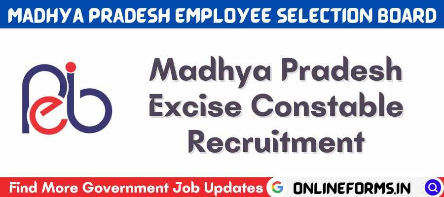 MP Excise Constable Recruitment