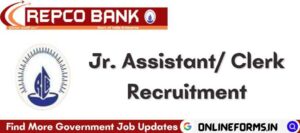Repco Bank Clerk Recruitment