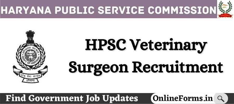 HPSC Veterinary Surgeon Recruitment