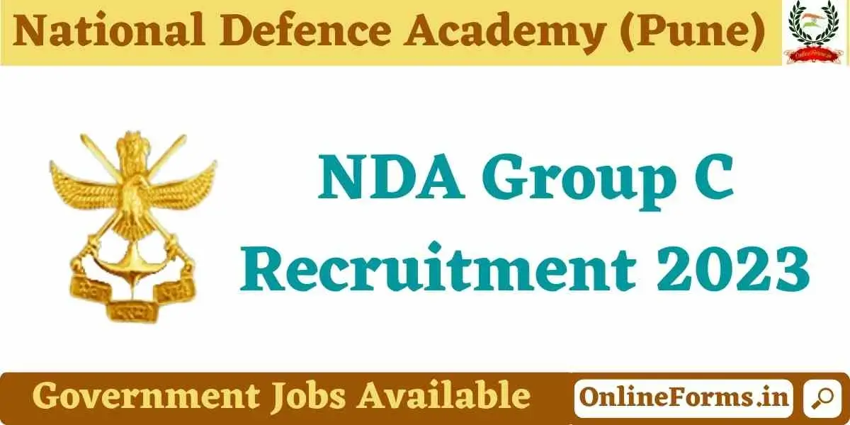 NDA Group C Civilian Recruitment