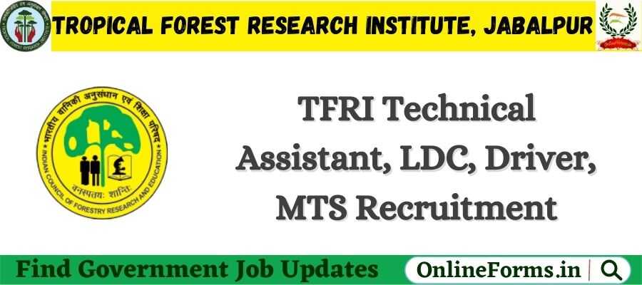 TFRI Recruitment
