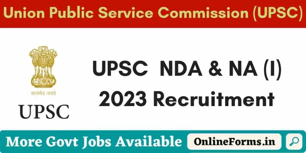 UPSC NDA & NA 1 2023