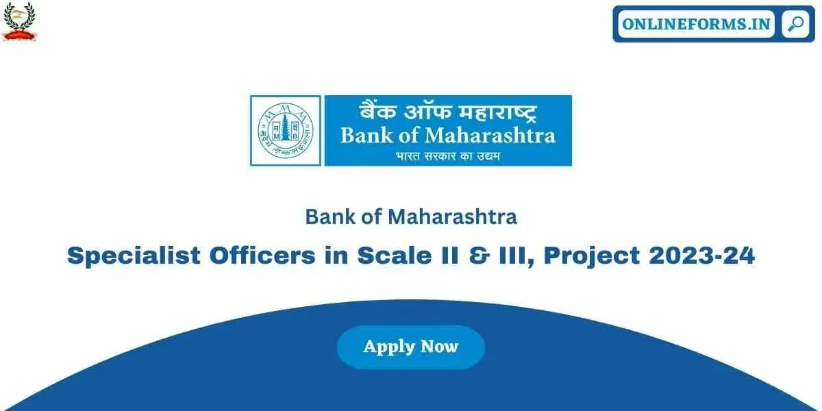 Bank of Maharashtra SO Recruitment
