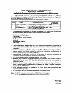 DRDO DESIDOC Apprentice Notification 2023-24