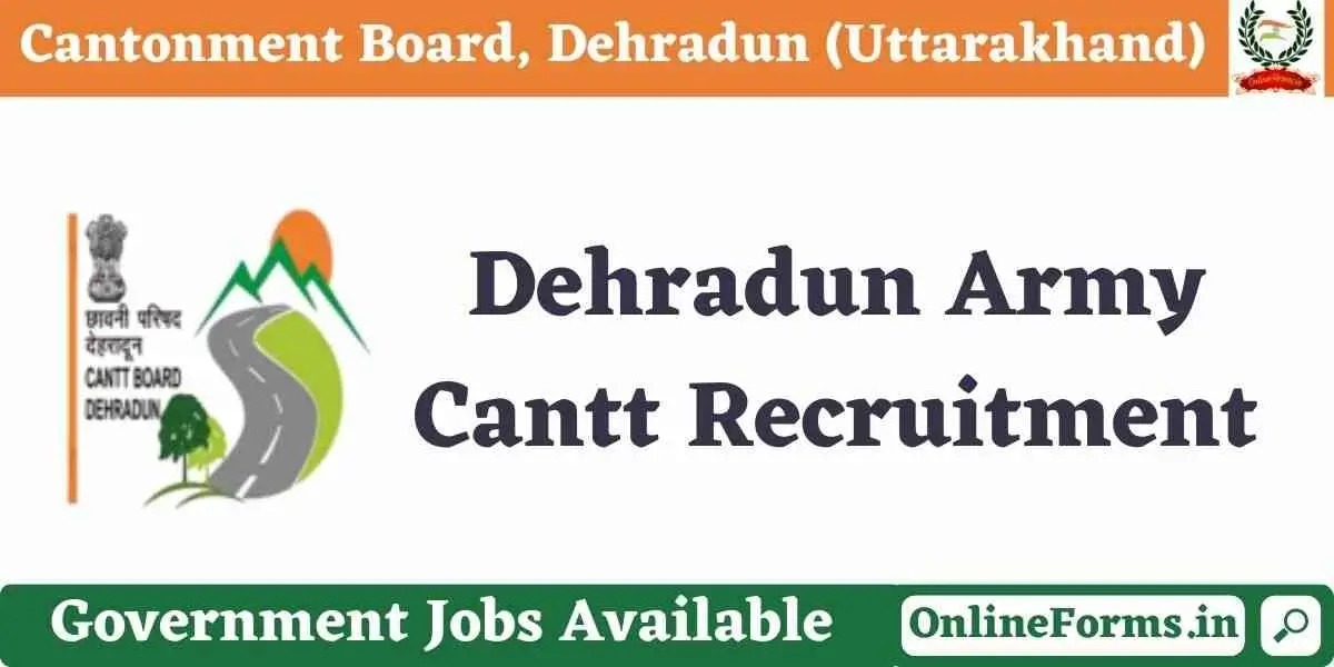 Dehradun Cantonment Board Recruitment