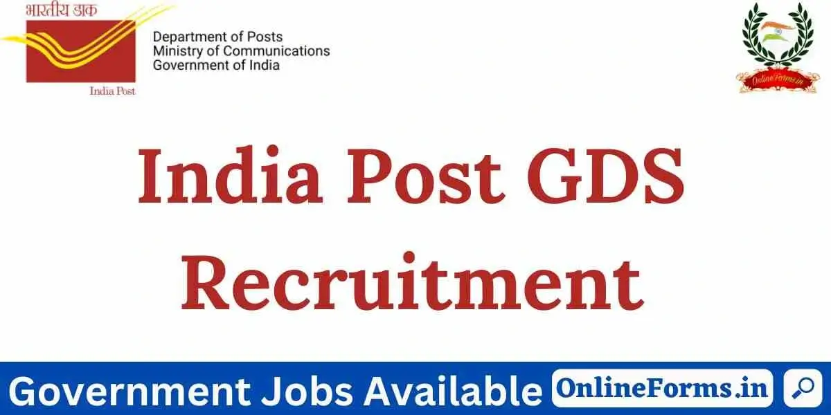 India Post GDS Online Form