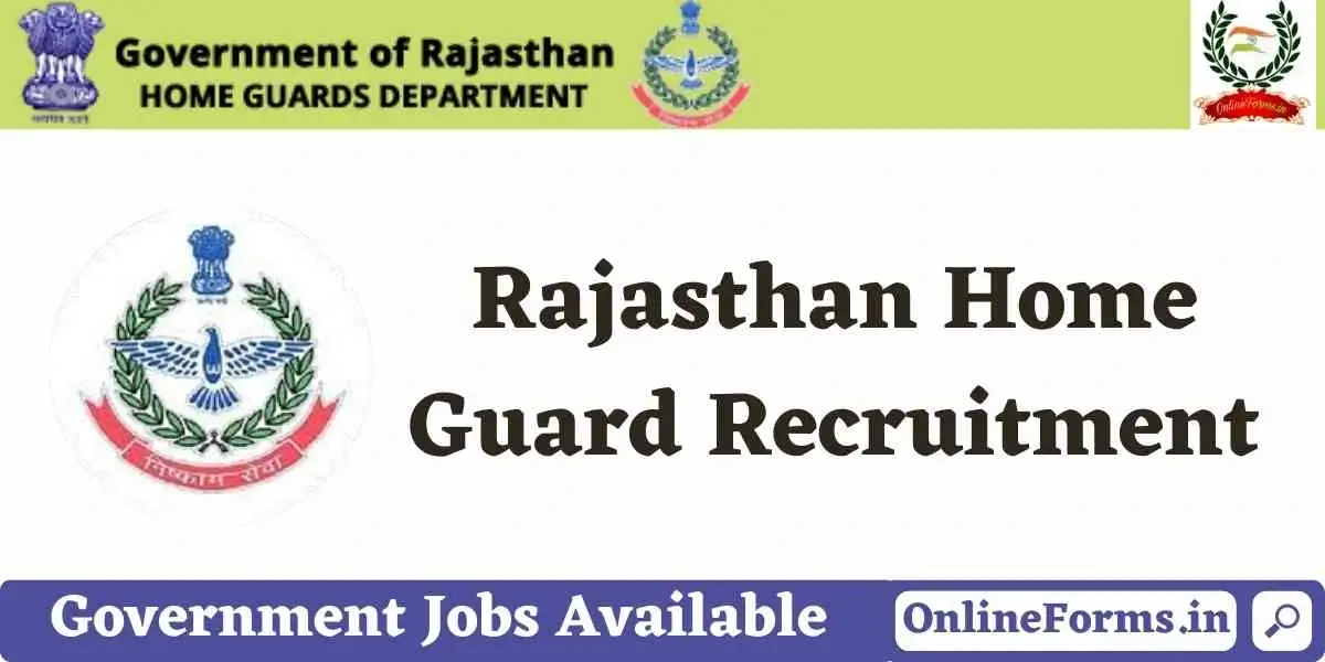 Rajasthan Home Guard Vacancy
