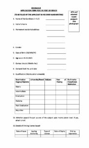 OnlineForms.in PULSA Punjab Driver Application Form 2023