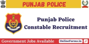 Punjab Police Constable Recruitment