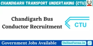Chandigarh Bus Conductor Recruitment