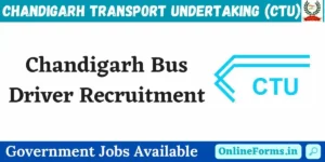 Chandigarh Bus Driver Recruitment