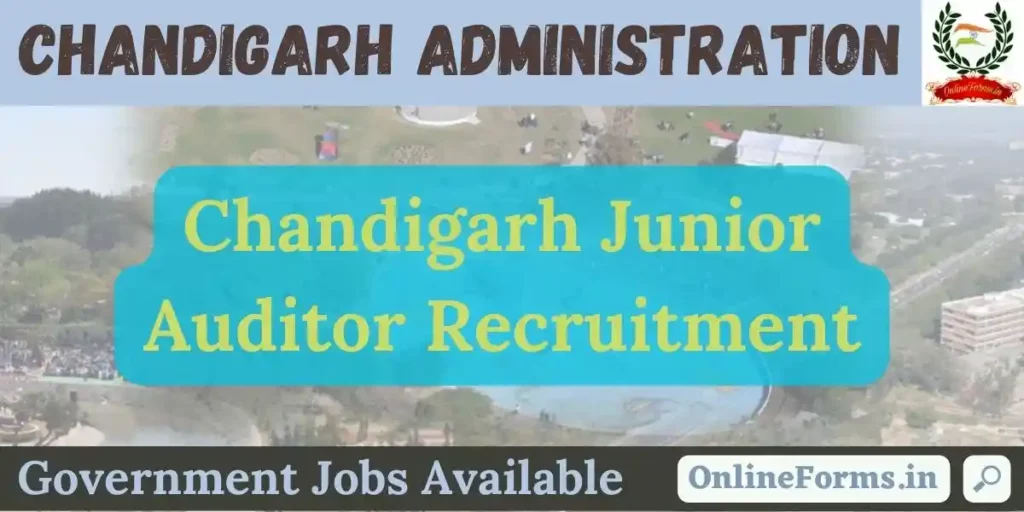Chandigarh Junior Auditor Recruitment