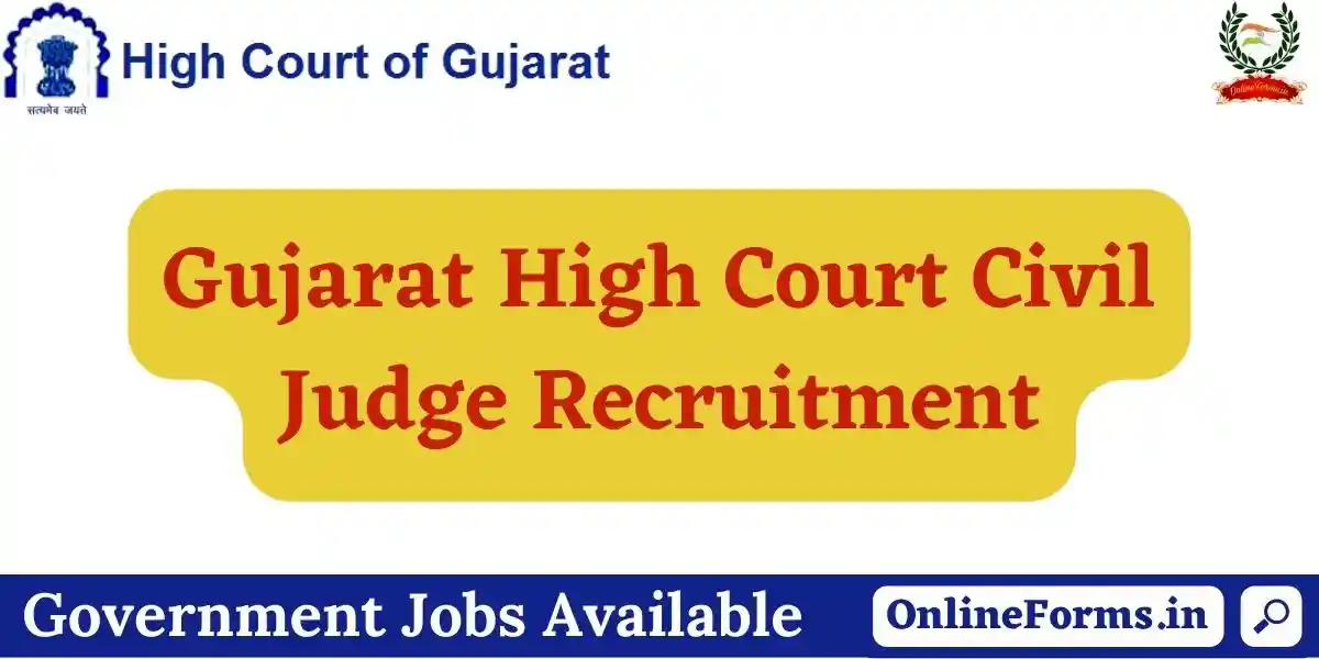 Gujarat High Court Civil Judge Recruitment