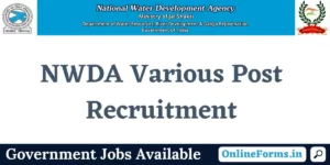 NWDA Recruitment
