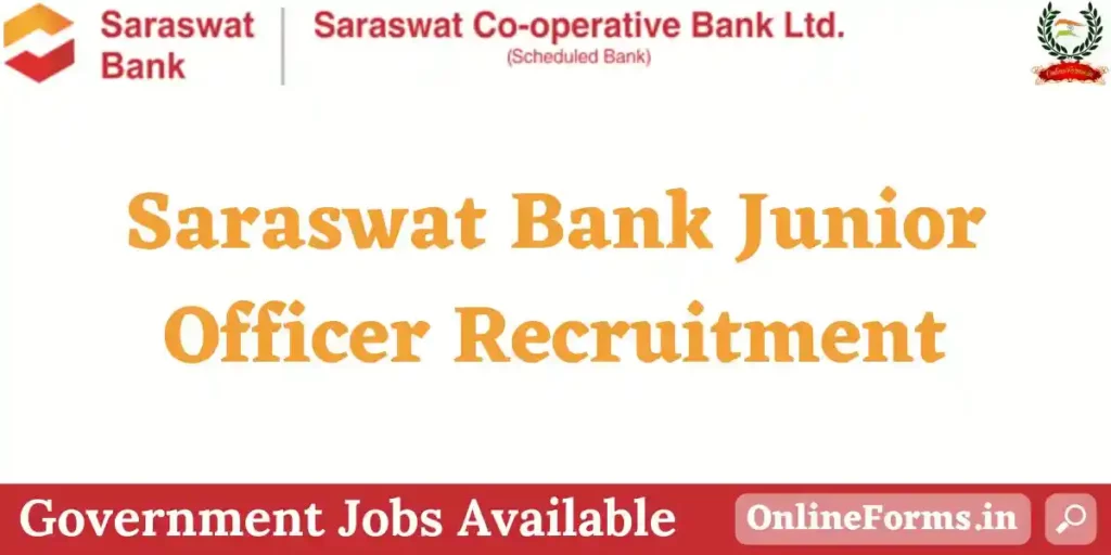Saraswat Bank Recruitment