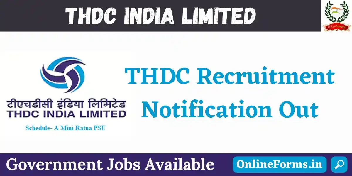 THDC Recruitment