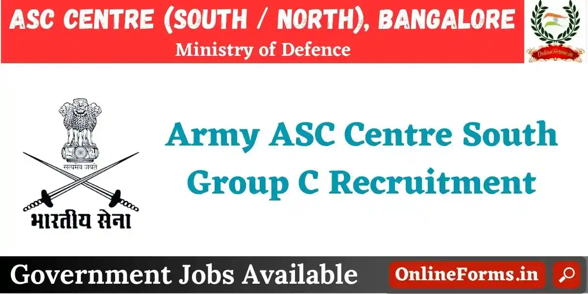 Army ASC Centre South Recruitment