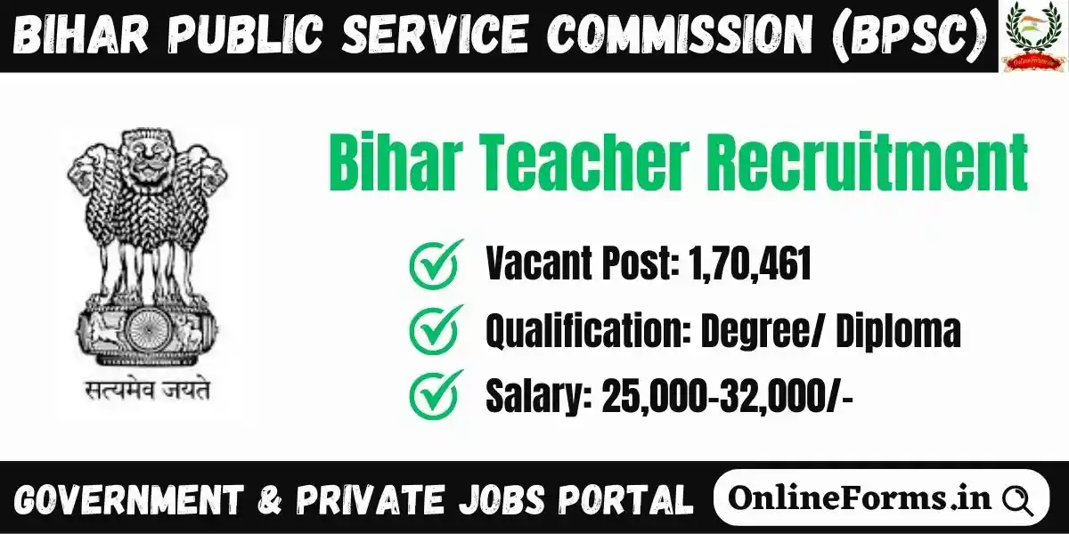 BPSC Teacher Recruitment 2023