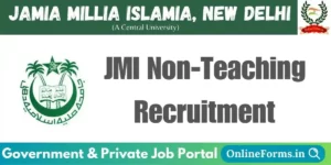JMI Non Teaching Recruitment
