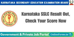 Karnataka SSLC Result
