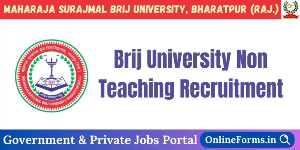 MS Brij University Recruitment
