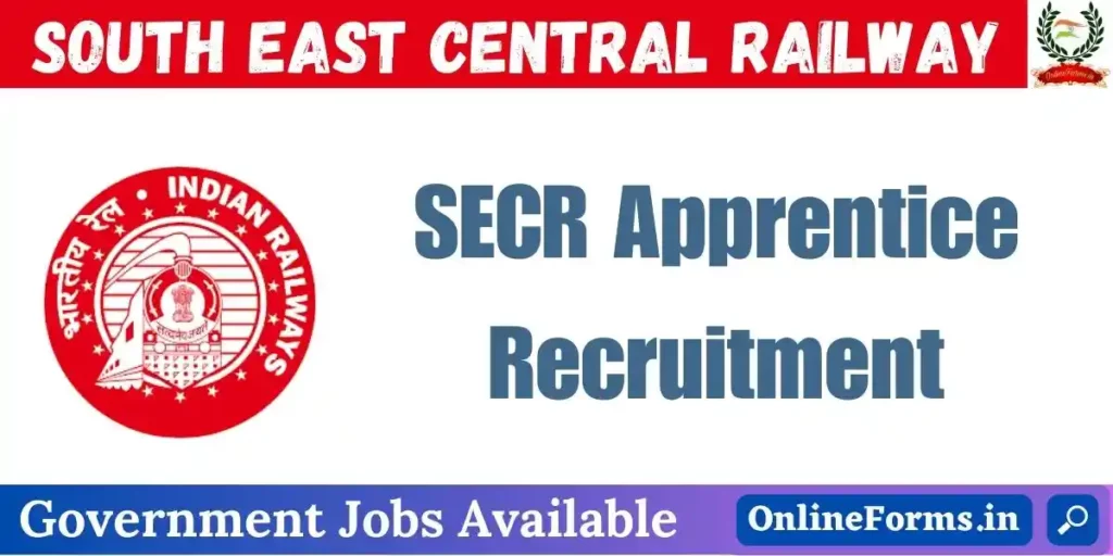 SECR Bilaspur Apprentice Recruitment