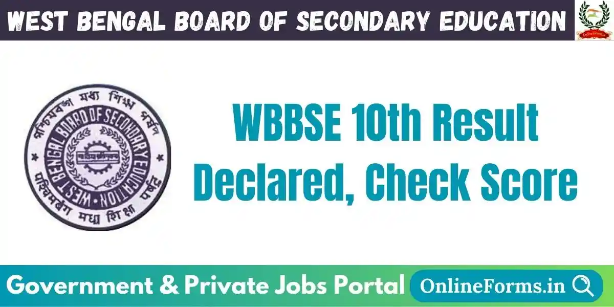 WBBSE Madhyamik Result