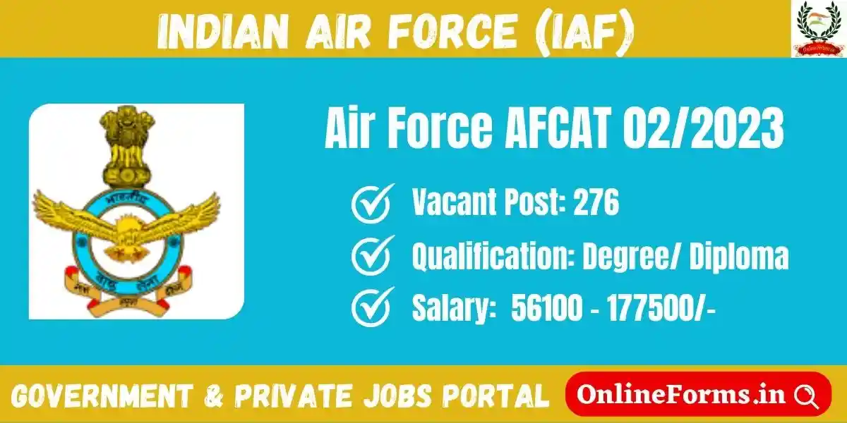Air Force AFCAT Exam 022023