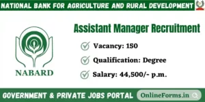 NABARD Assistant Manager Recruitment 2023