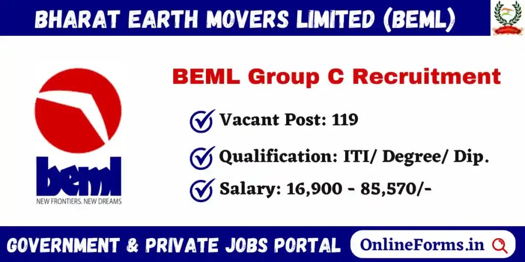 BEML Group C Recruitment 2023
