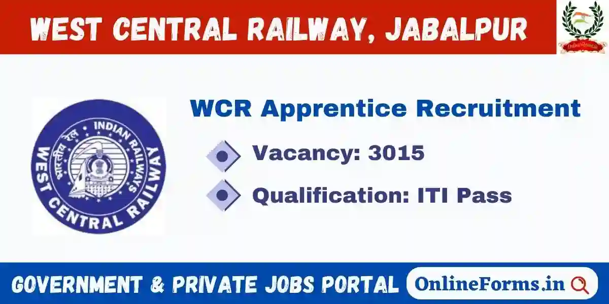 RRC Jabalpur Apprentice Recruitment 2023