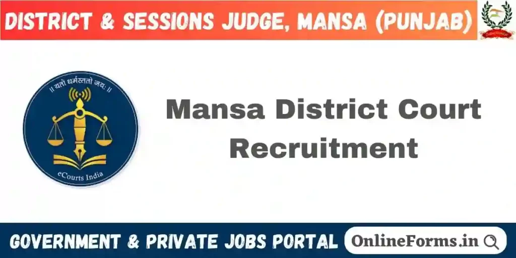 Mansa District Court Recruitment