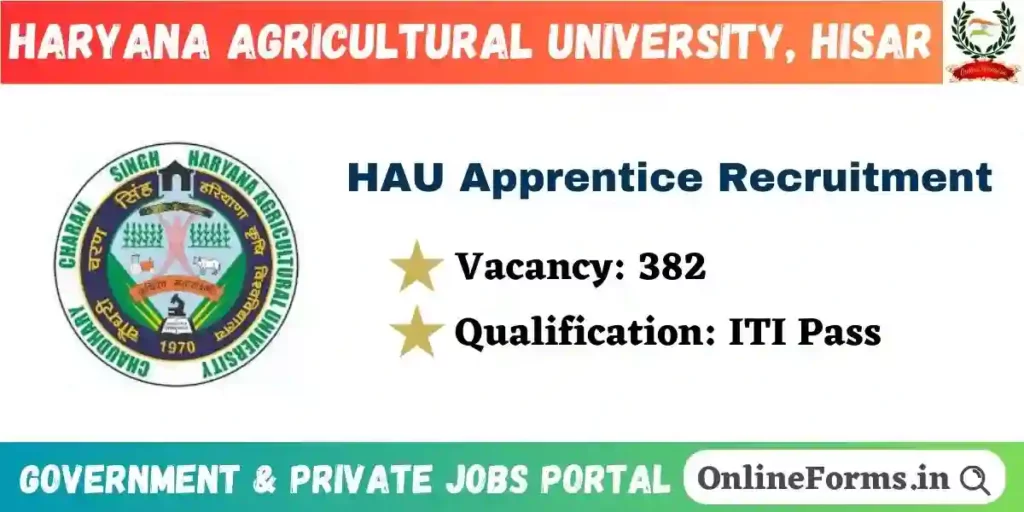 CCS HAU Apprentice Recruitment 2024